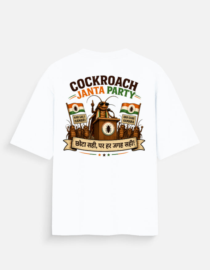 Unisex Premium T-shirt | Overtsized | Cockroach Janta Party