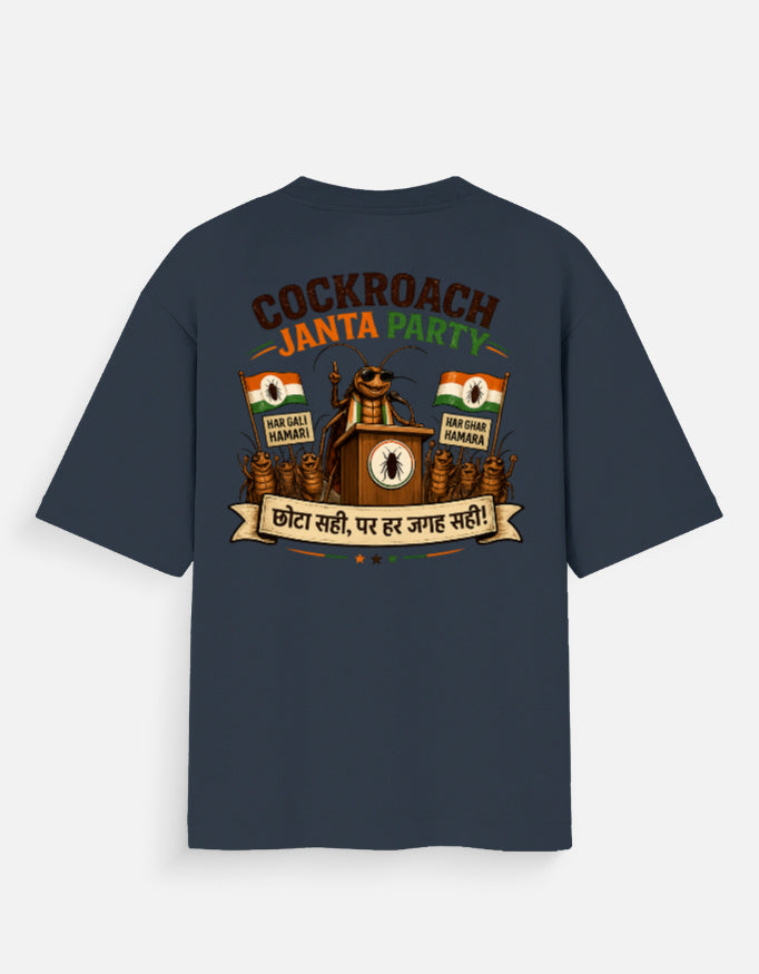 Unisex Premium T-shirt | Overtsized | Cockroach Janta Party