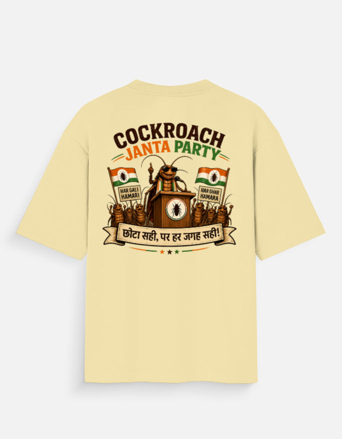 Unisex Premium T-shirt | Overtsized | Cockroach Janta Party